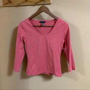 3/$20 Banana Republic salmon colour top